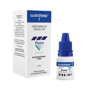 GLAUCOTENSIL T Sol. oftálmica estéril x 5 ml