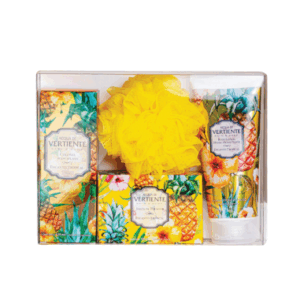 Acqua Di Vertiente Set Colonia+Jabon de Tocador+Esponja+Locion de Cuerpo Encanto Tropical