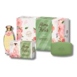 Set Alma de Flores Colonia + 2 Jabones + Jabonera