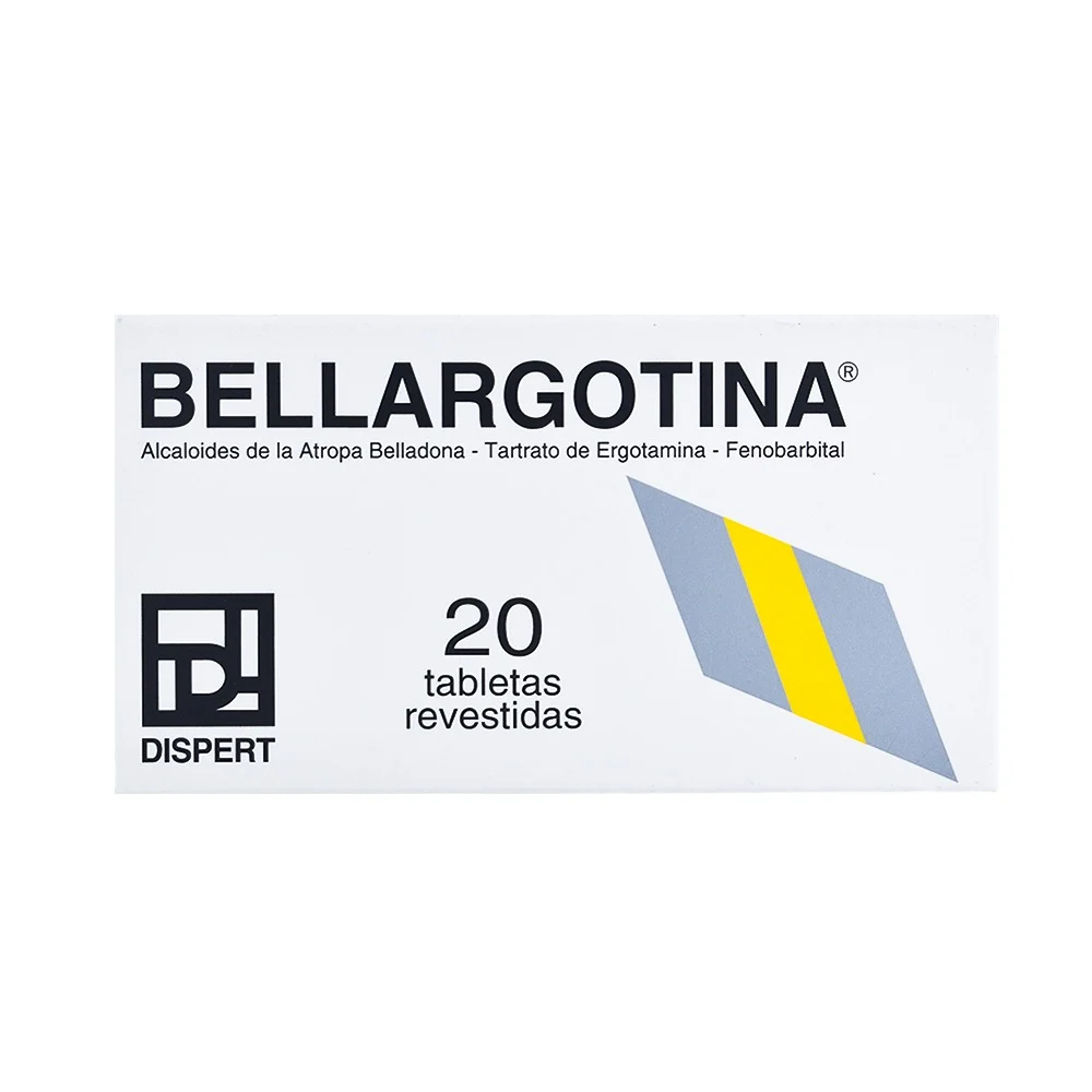 53513_111 Bellargotina 0.1 mg/0.3 mg/25 mg 20 Tabletas Revestidas - Imagen 1