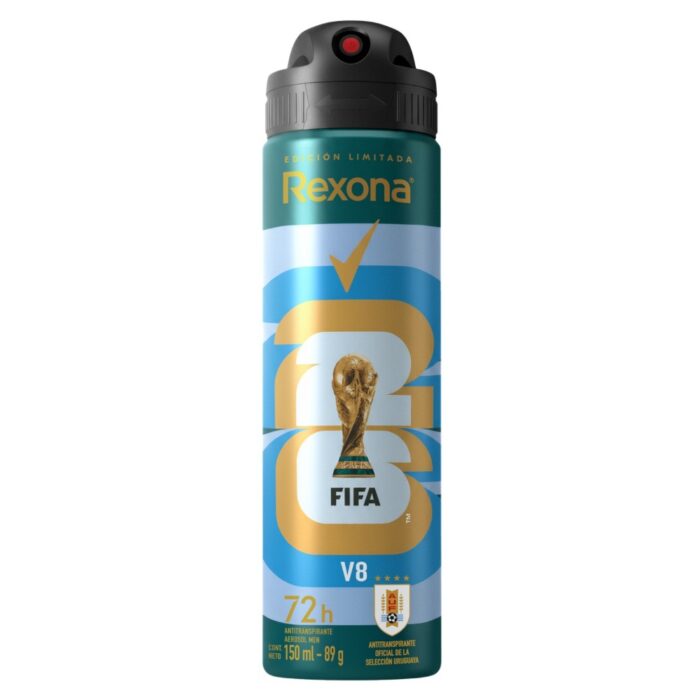 Antitranspirante en Aerosol Rexona Men V8 FIFA Edición Limitada 150 ml - Imagen 2