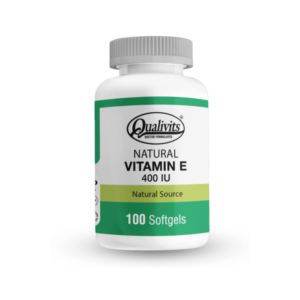 Qualivits Vitamina E 400IU 100 Capsulas