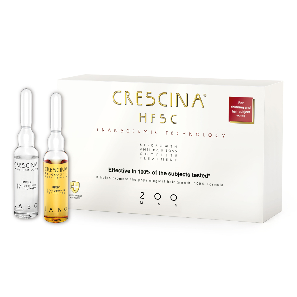 crescina Ampolla Crescina Tratamiento Completo Hombre 200 20 Unidades - Imagen 1