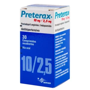 Preterax 10 mg/2.5 mg 30 Comprimidos