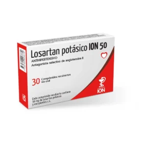 Losartan Potasico 50 mg 30 Comprmidos