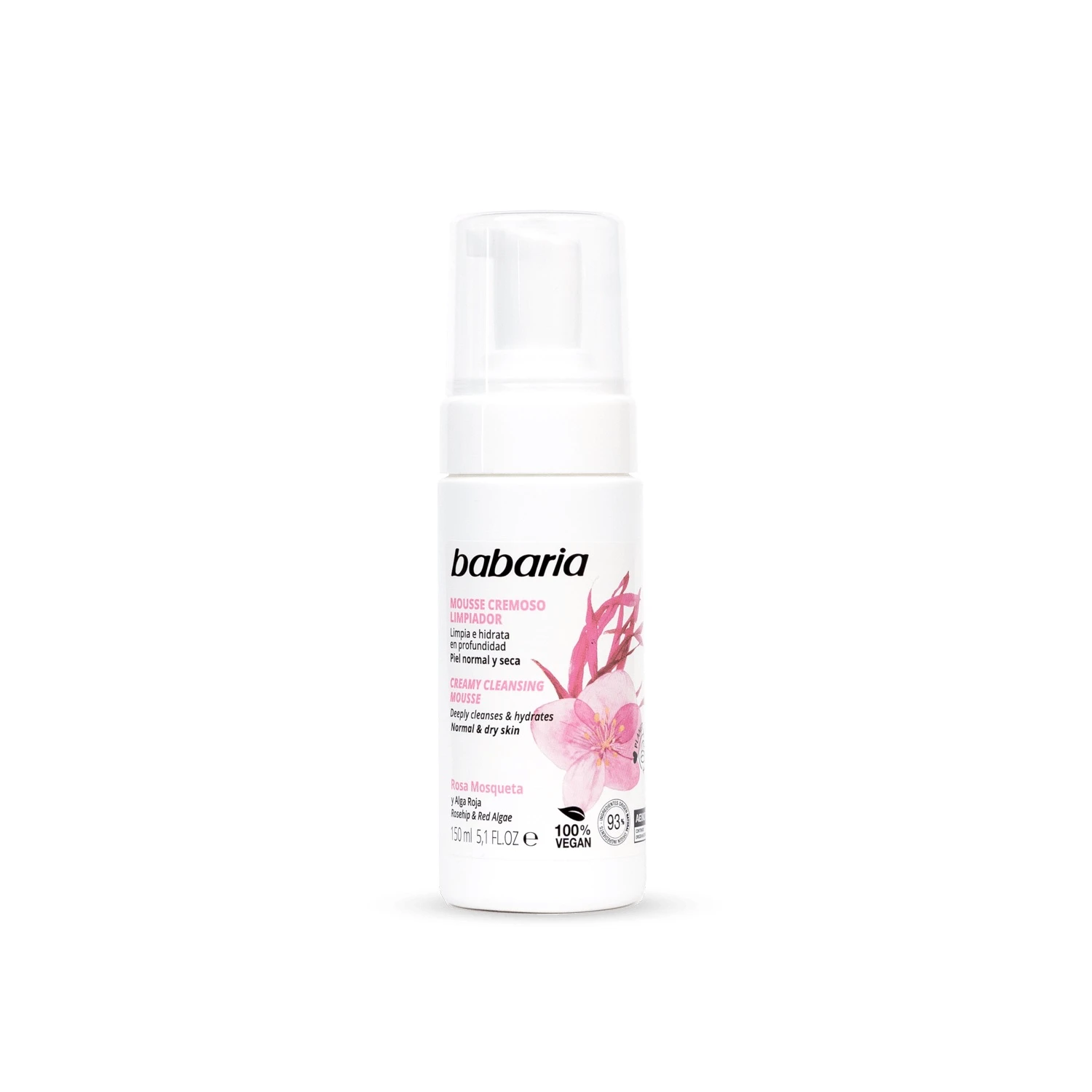 mousse-cremoso-limpiador-facial-babaria-150-ml-mousse-cremoso-limpiador-facial-babaria-150-ml Mousse Cremoso Limpiador Facial Babaria 150 ml - Imagen 1
